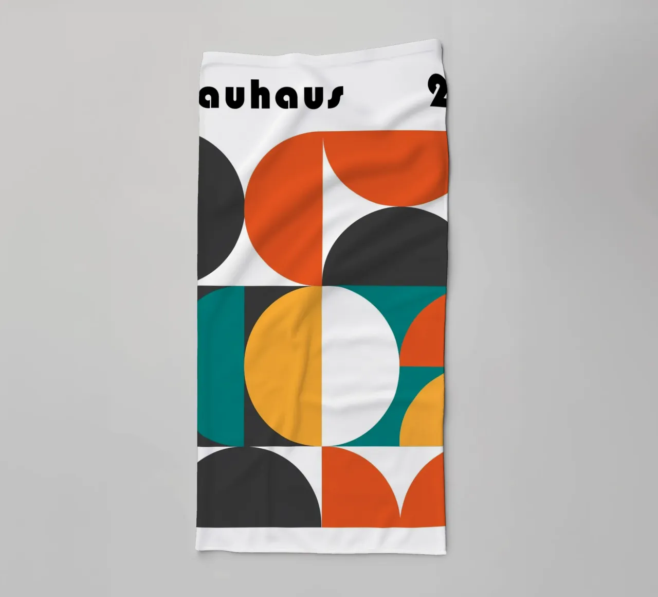 Bauhaus Geometrisch 1923 | Abstract Ontwerp Print badhanddoek van NorwesClub