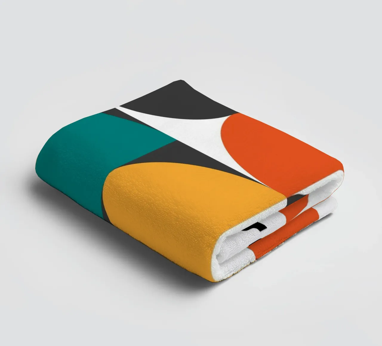 Bauhaus Geometrisch 1923 | Abstract Ontwerp Print badhanddoek van NorwesClub