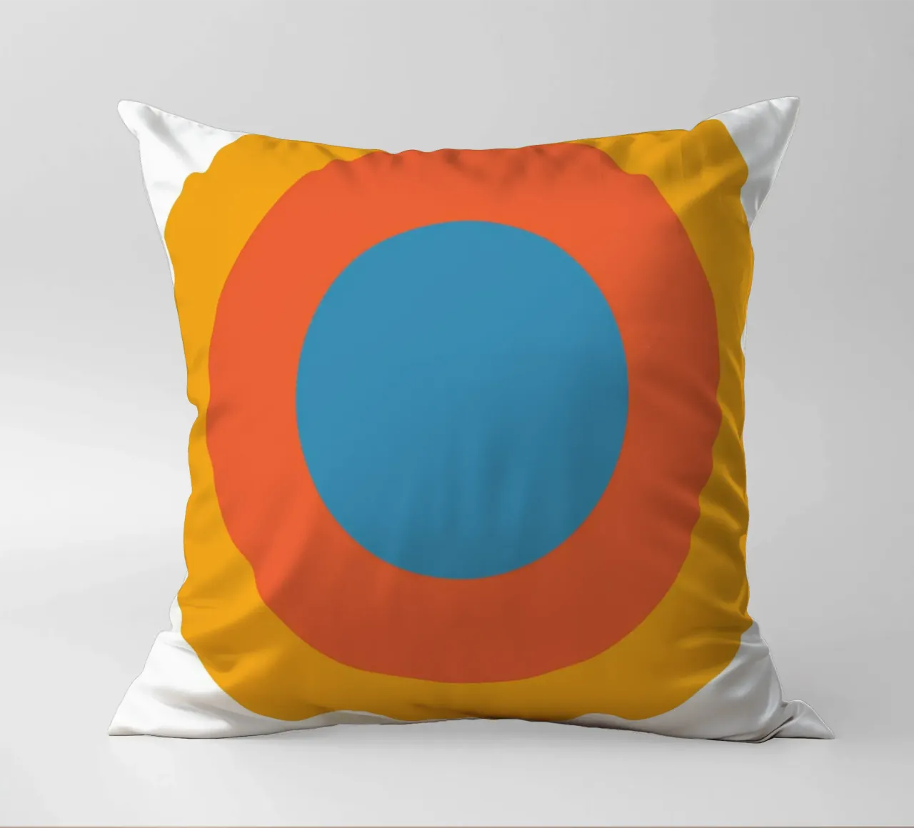 Bauhaus Kreis Druck | Geometrische Abstrakte Kunst Kissen von NorwesClub