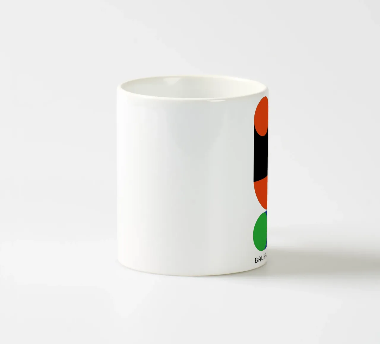 Bauhaus Stream Print | Geometrisch Abstract Ontwerp keramische mok van NorwesClub