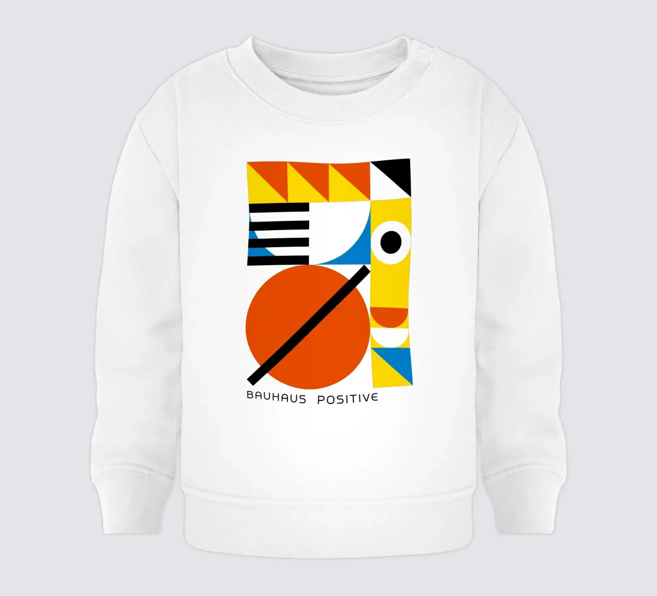 Bauhaus Positive Print | Geometric Abstract Art sweat pour bébé de NorwesClub
