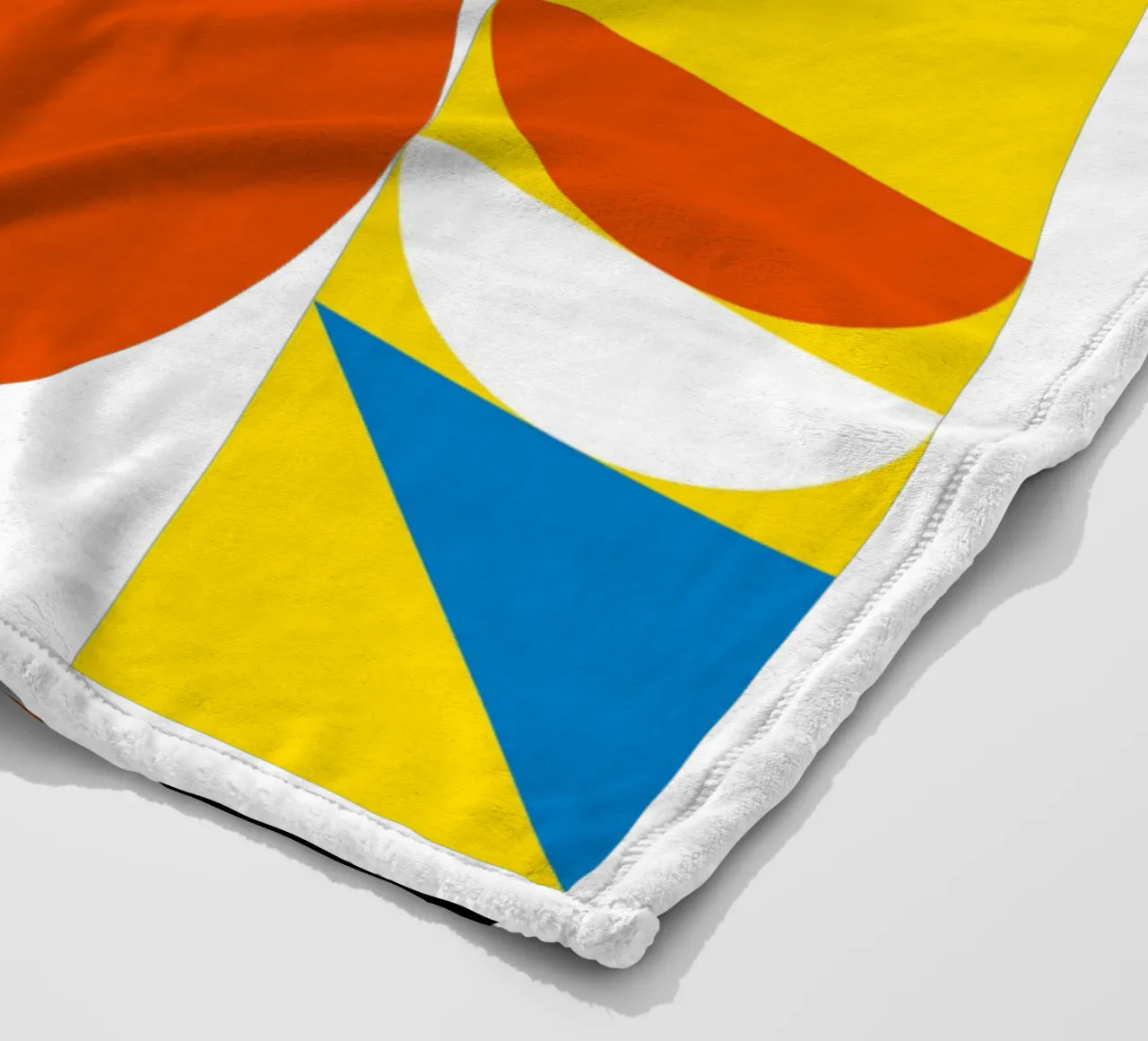 Bauhaus Positieve Print | Geometrische Abstracte Kunst fleecedeken van NorwesClub