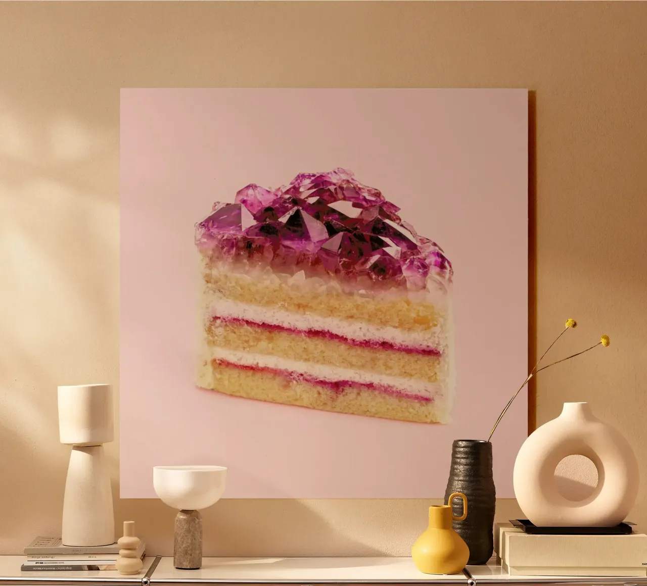 Quartz Cake plexiglass da Paul Fuentes Design