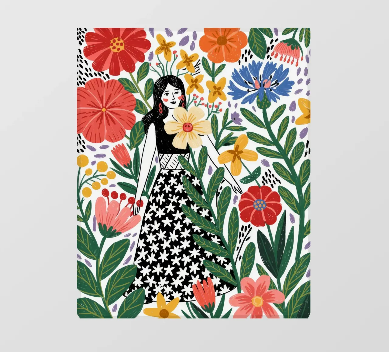 Floral Contemplation photo wallpaper by Murni Strokes