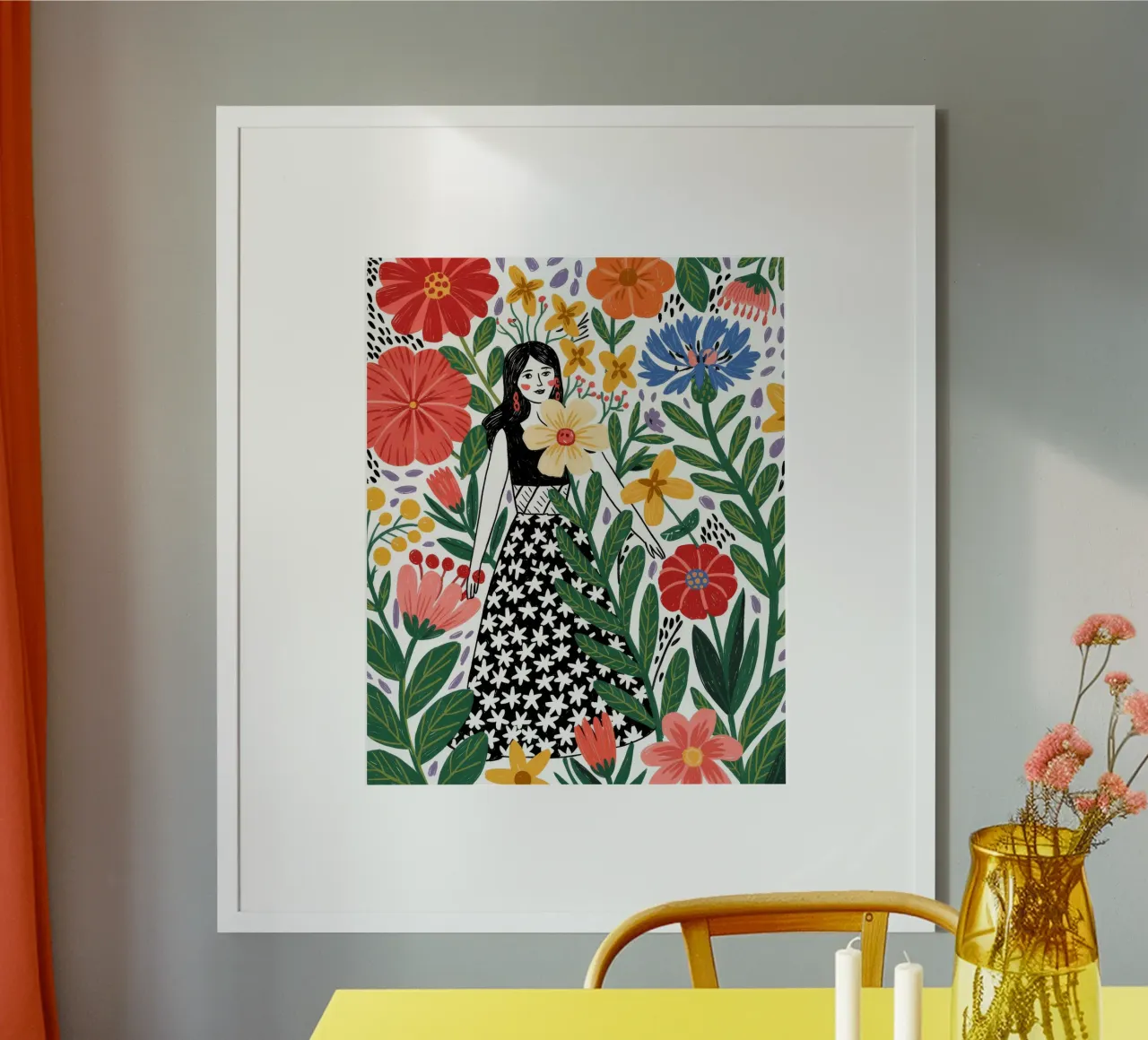 Contemplazione floreale poster da Murni Strokes