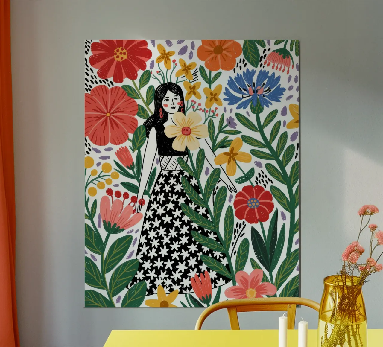 Contemplazione floreale poster da Murni Strokes