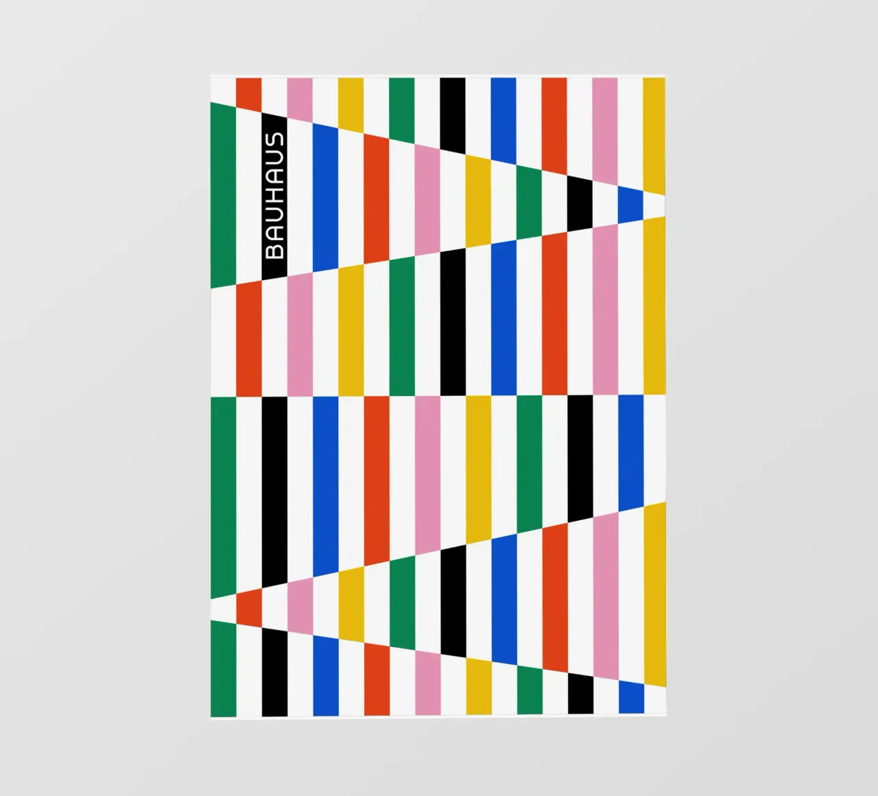 Bauhaus Stripe Pattern | Geometric Abstract Art Backlit Folie von NorwesClub
