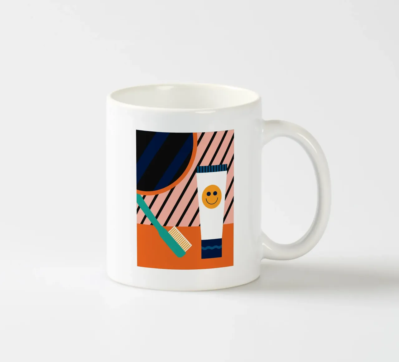 Spazzolino e dentifricio tazza in ceramica da LOOK DIFFERENT
