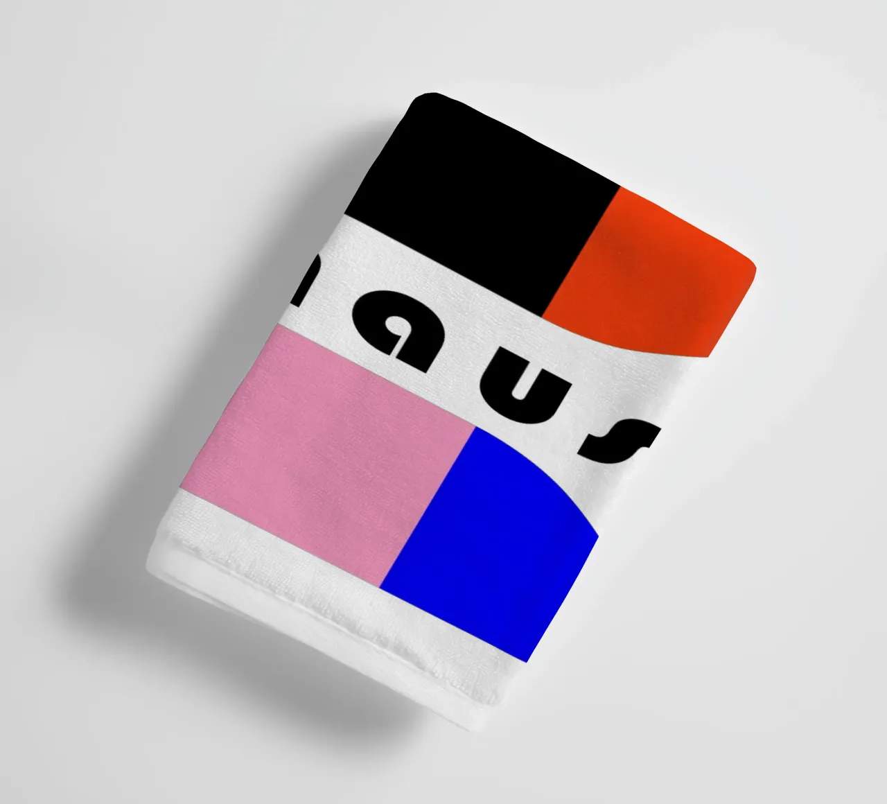 Bauhaus Geometric Shapes Color Block Art Print toalla de baño de NorwesClub