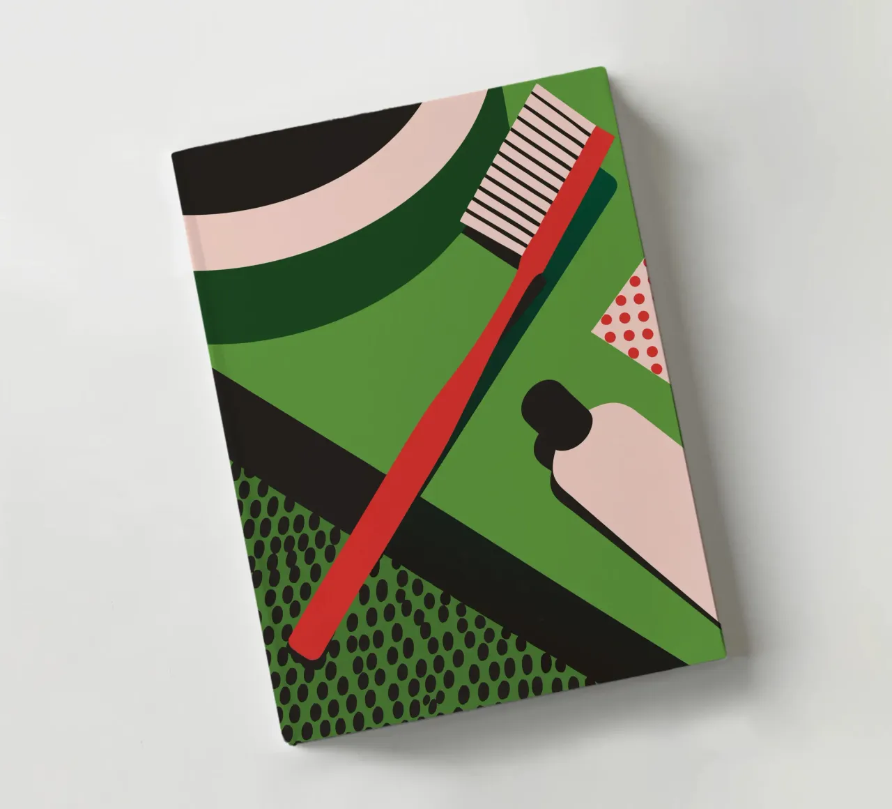 Toothbrush And Toothpaste notebook by LOOK DIFFERENT