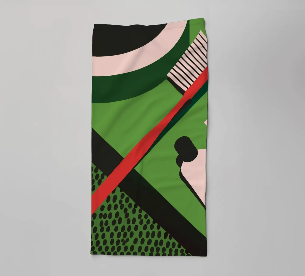 Toothbrush And Toothpaste towel by LOOK DIFFERENT