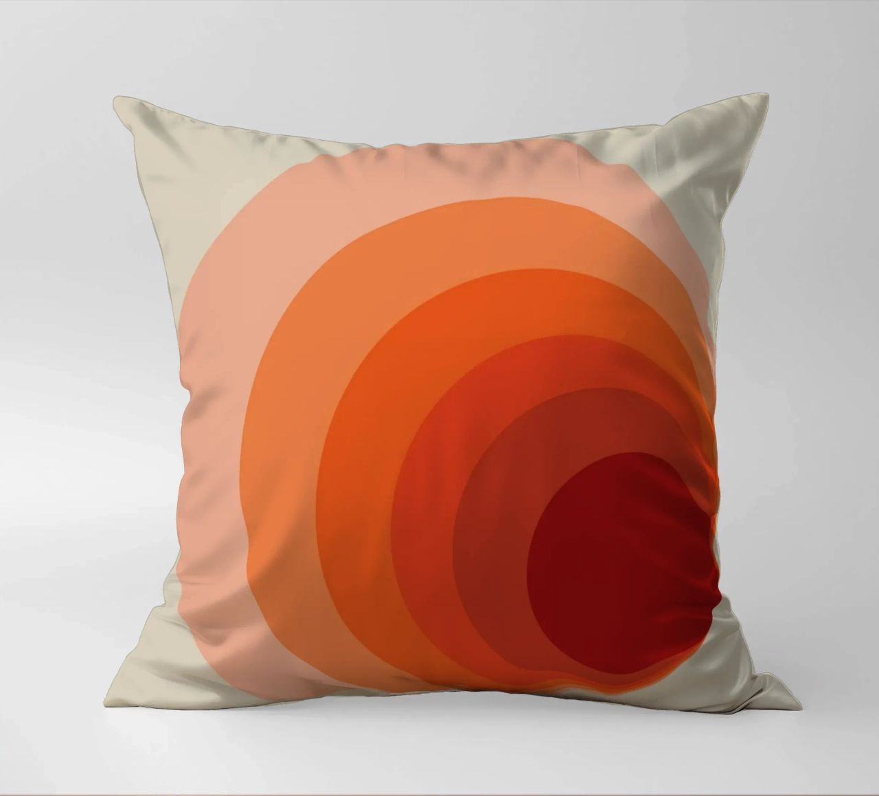 Bauhaus 1923 Ausstellungsplakat Kreis Farbverlauf Kissen von NorwesClub