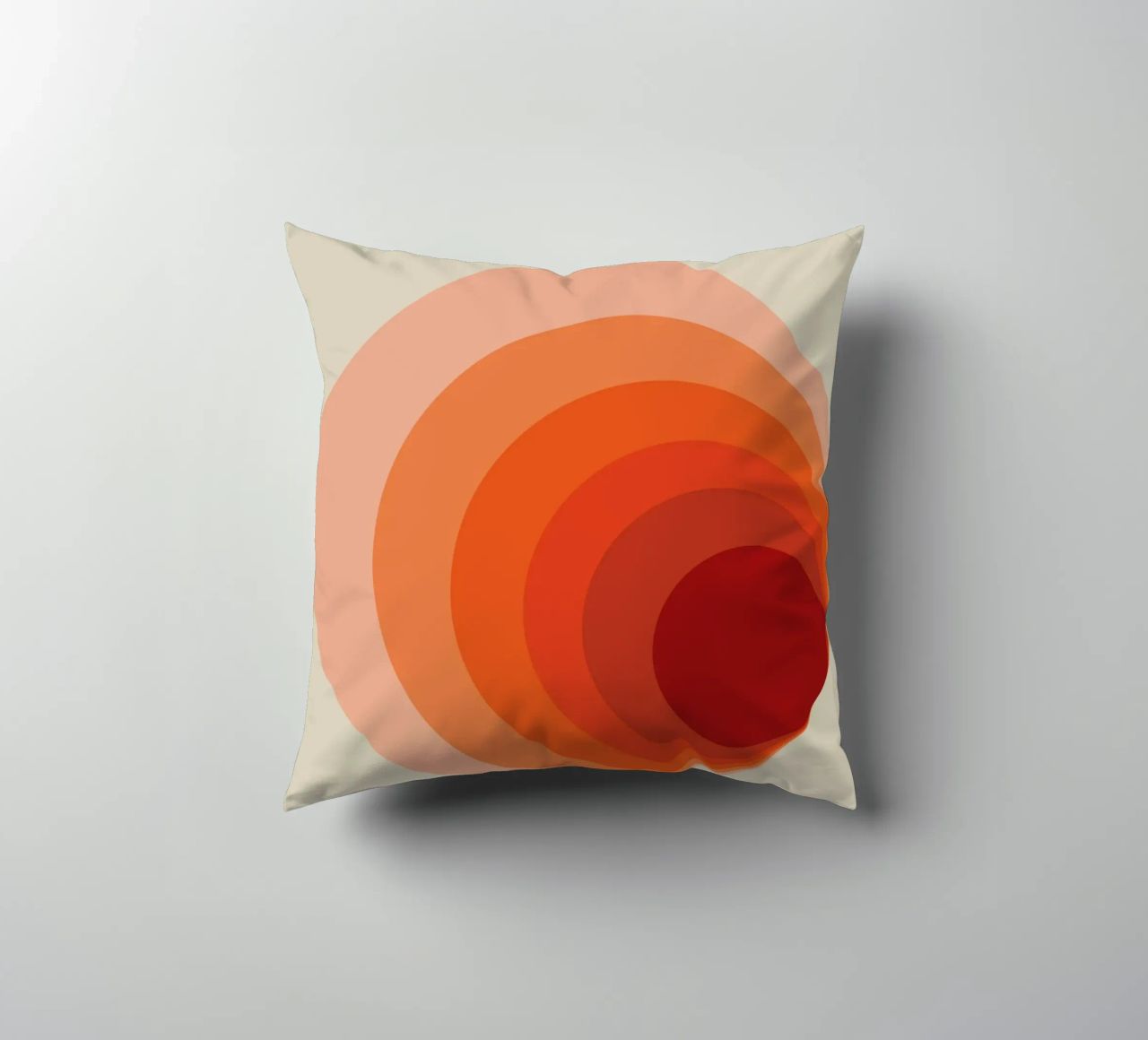 Bauhaus 1923 Ausstellungsplakat Kreis Farbverlauf Kissen von NorwesClub