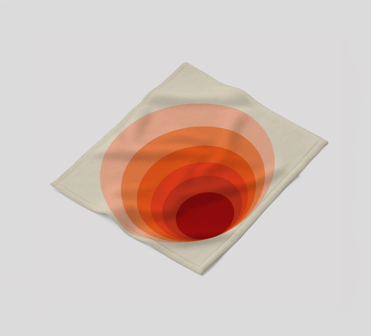 Bauhaus 1923 Ausstellungsplakat Kreis Farbverlauf Fleecedecke von NorwesClub