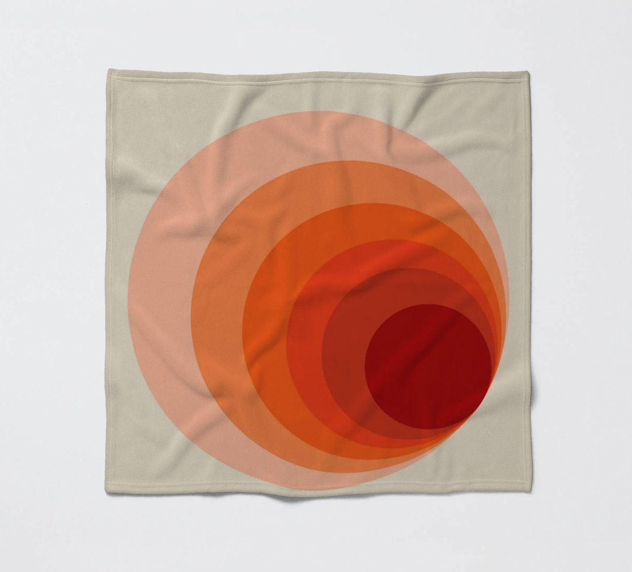 Bauhaus 1923 Ausstellungsplakat Kreis Farbverlauf Fleecedecke von NorwesClub