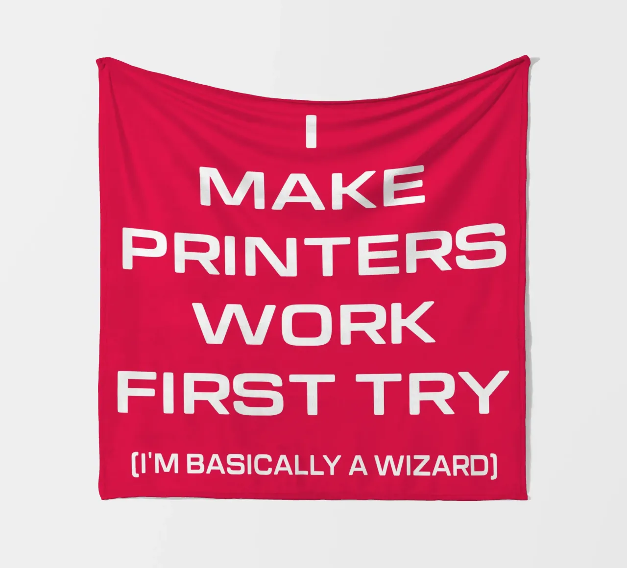 Grappige Printer Computer Geek Tech Nerd Ontwerp fleecedeken van sillyindustries