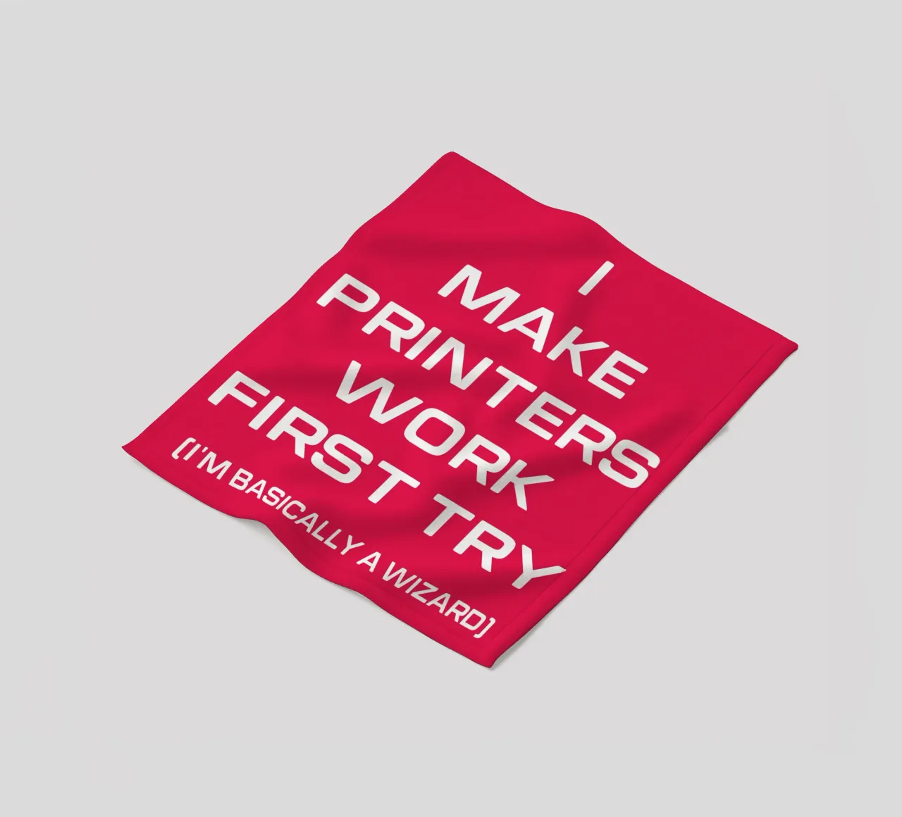 Grappige Printer Computer Geek Tech Nerd Ontwerp fleecedeken van sillyindustries