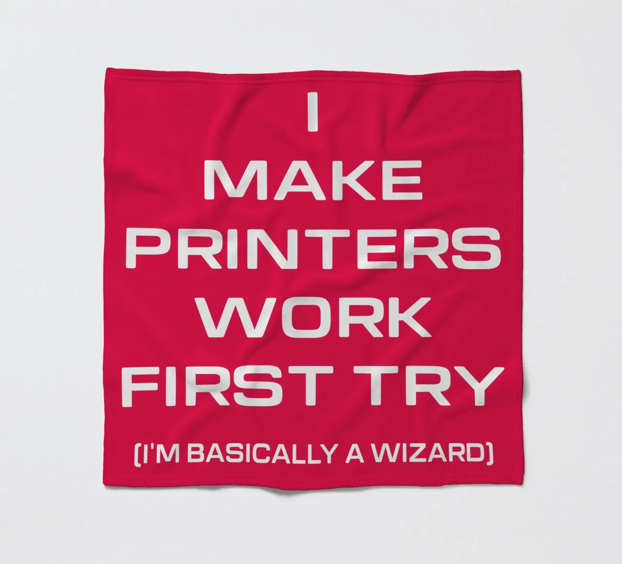 Grappige Printer Computer Geek Tech Nerd Ontwerp fleecedeken van sillyindustries