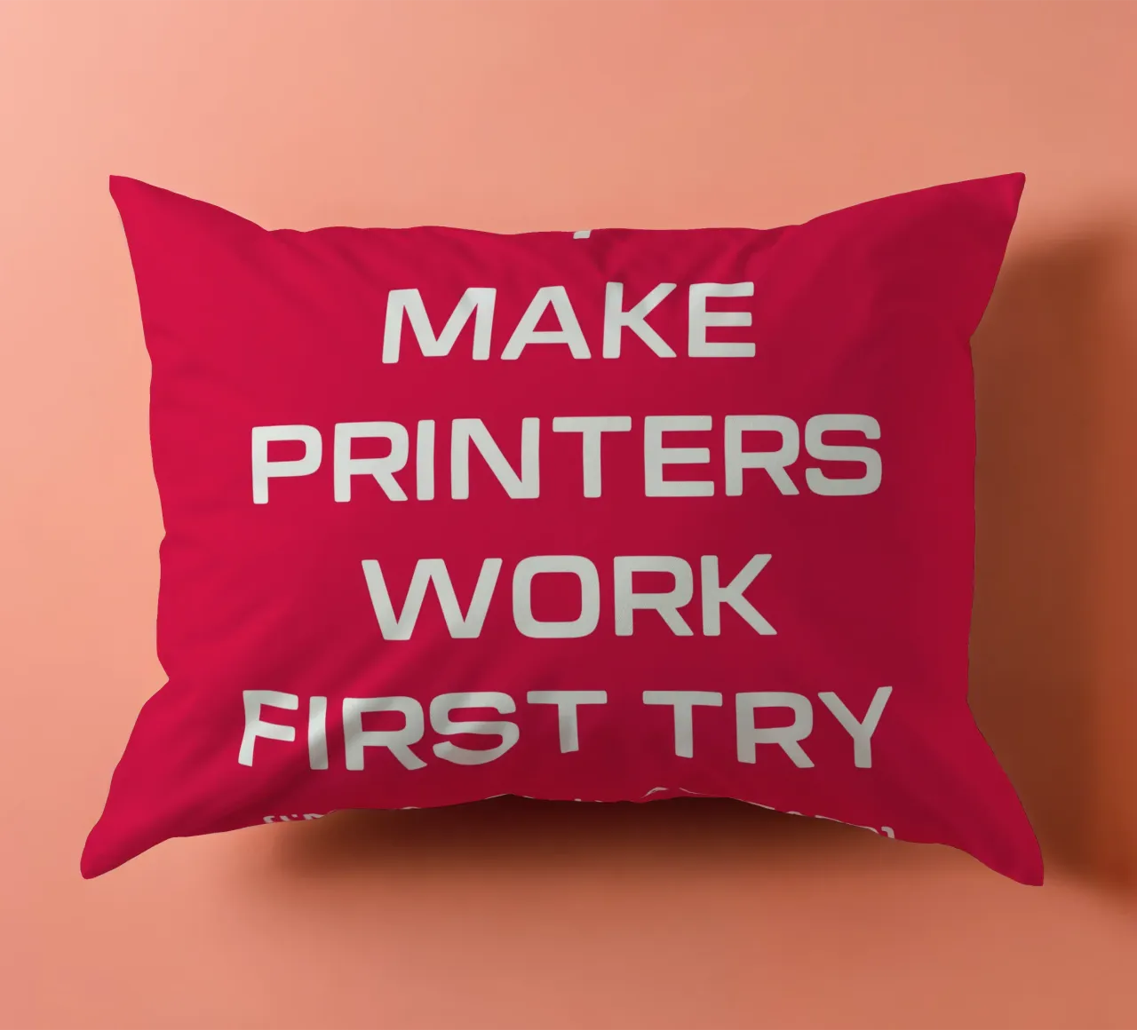 Drôle d'imprimante Ordinateur Geek Tech Nerd Design coussin de sillyindustries