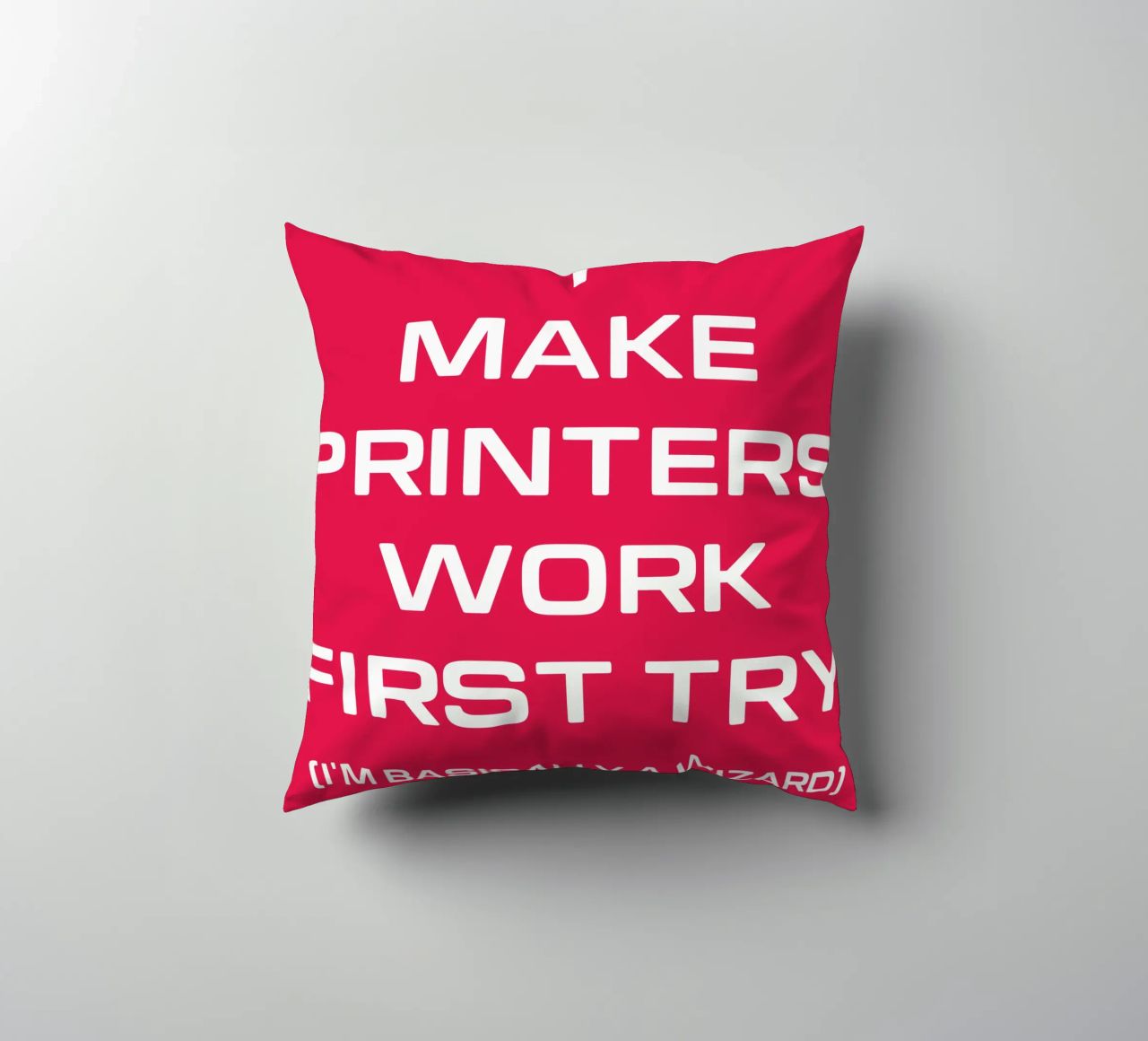 Stampante divertente Computer Geek Tech Nerd Design cuscino da sillyindustries