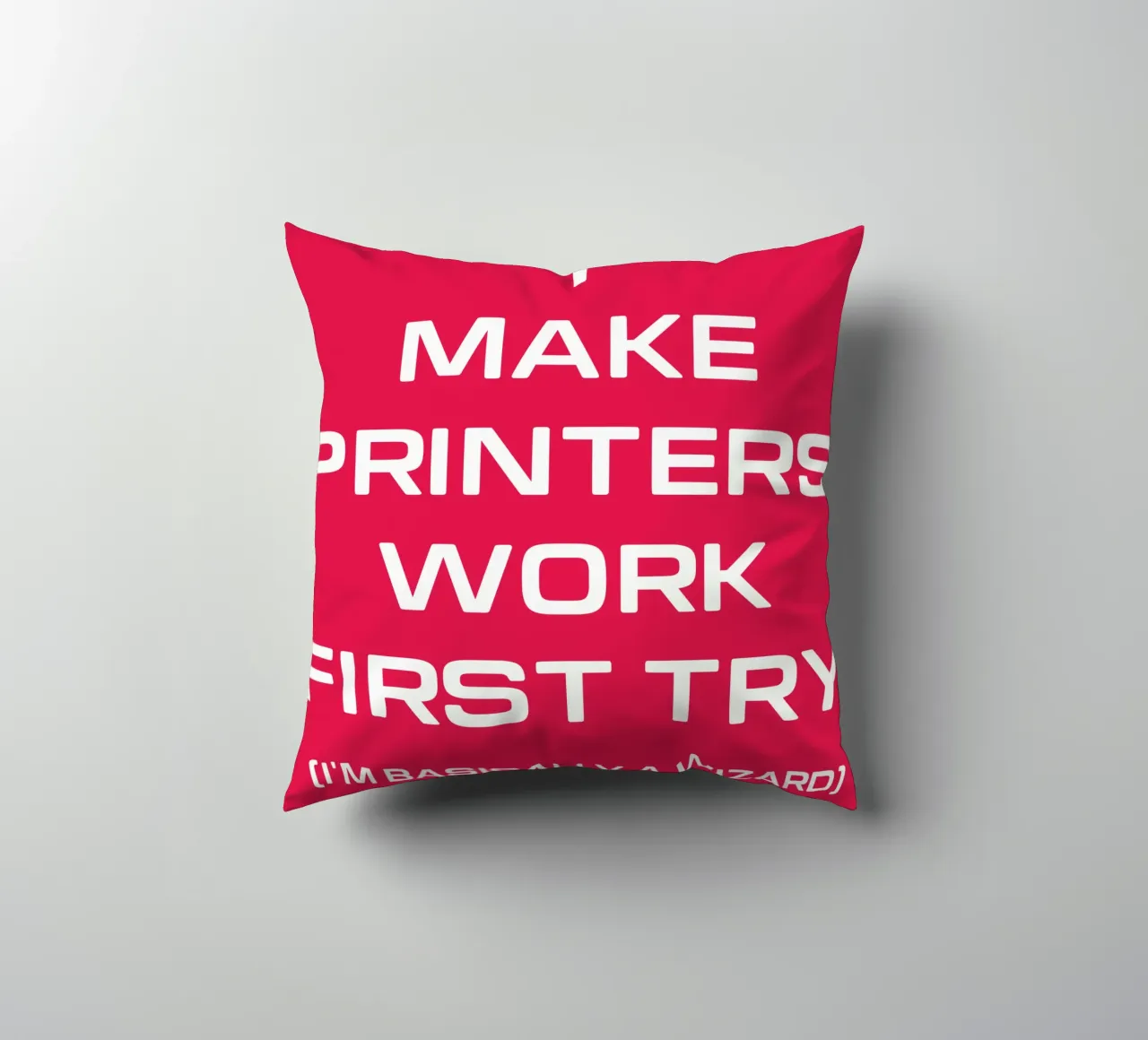 Grappige Printer Computer Geek Tech Nerd Ontwerp kussen van sillyindustries