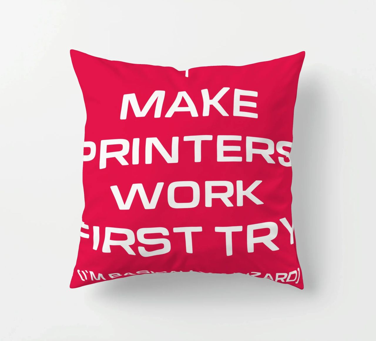 Stampante divertente Computer Geek Tech Nerd Design cuscino da sillyindustries