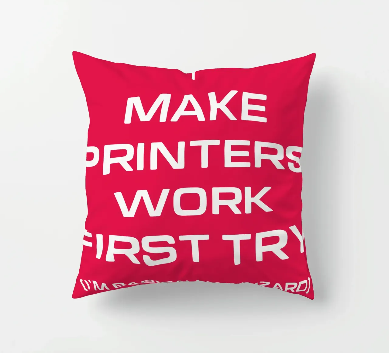 Grappige Printer Computer Geek Tech Nerd Ontwerp kussen van sillyindustries