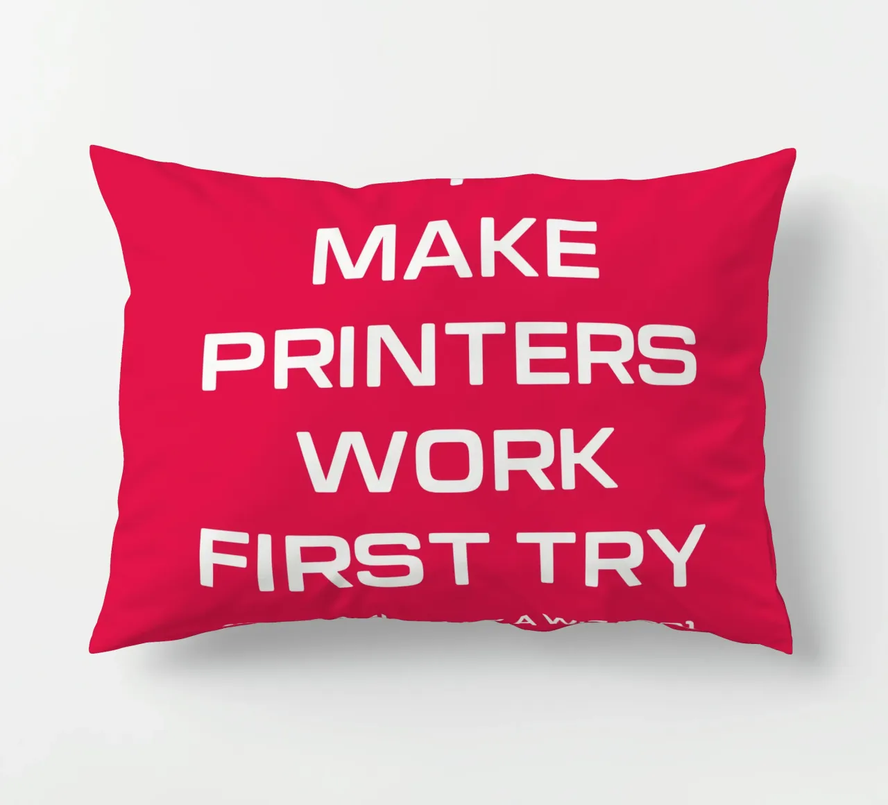 Grappige Printer Computer Geek Tech Nerd Ontwerp kussen van sillyindustries