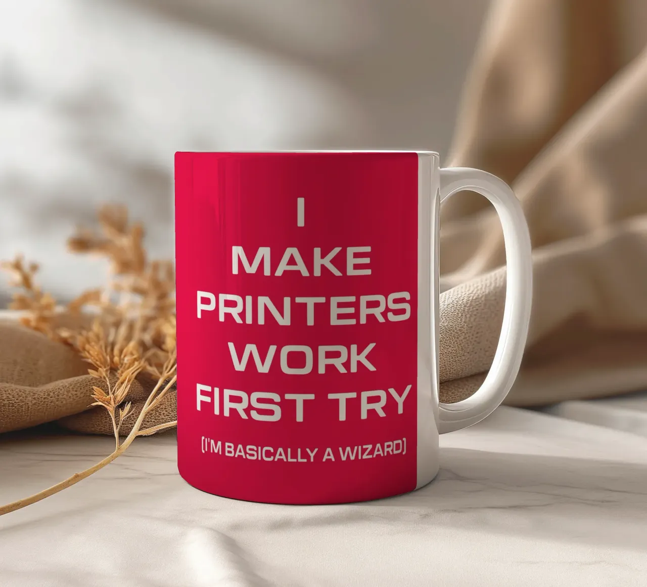 Drôle d'imprimante Ordinateur Geek Tech Nerd Design mug en céramique de sillyindustries