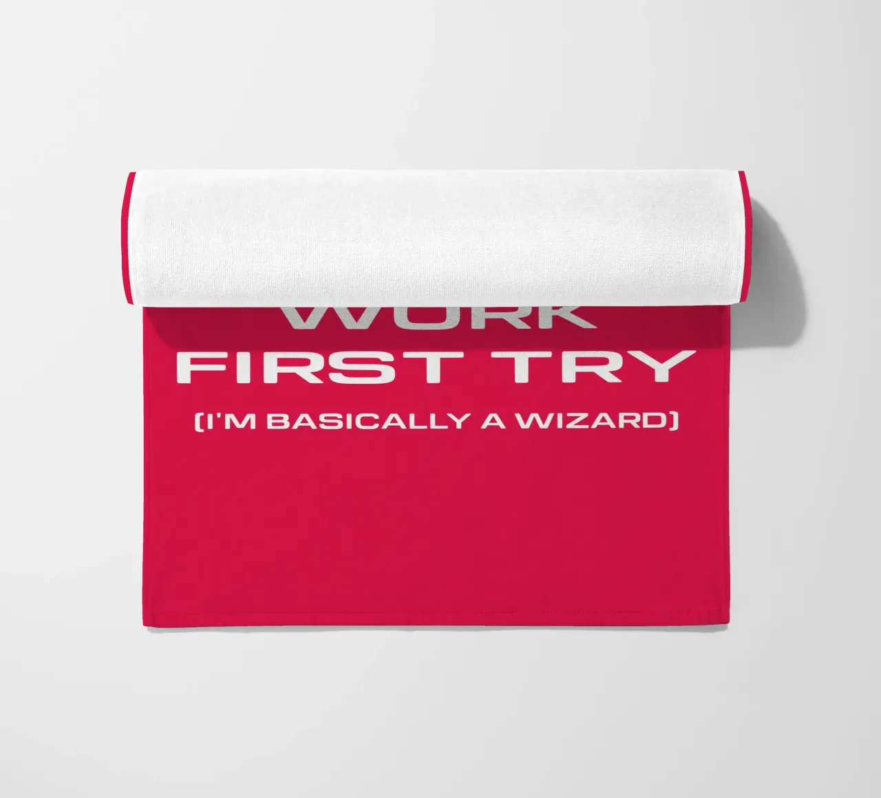 Lustiger Drucker Computer Geek Tech Nerd Design Strandtuch von sillyindustries