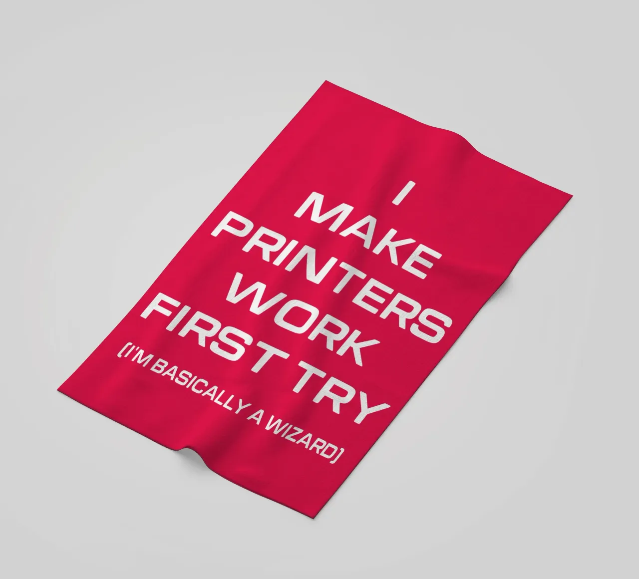 Lustiger Drucker Computer Geek Tech Nerd Design Strandtuch von sillyindustries