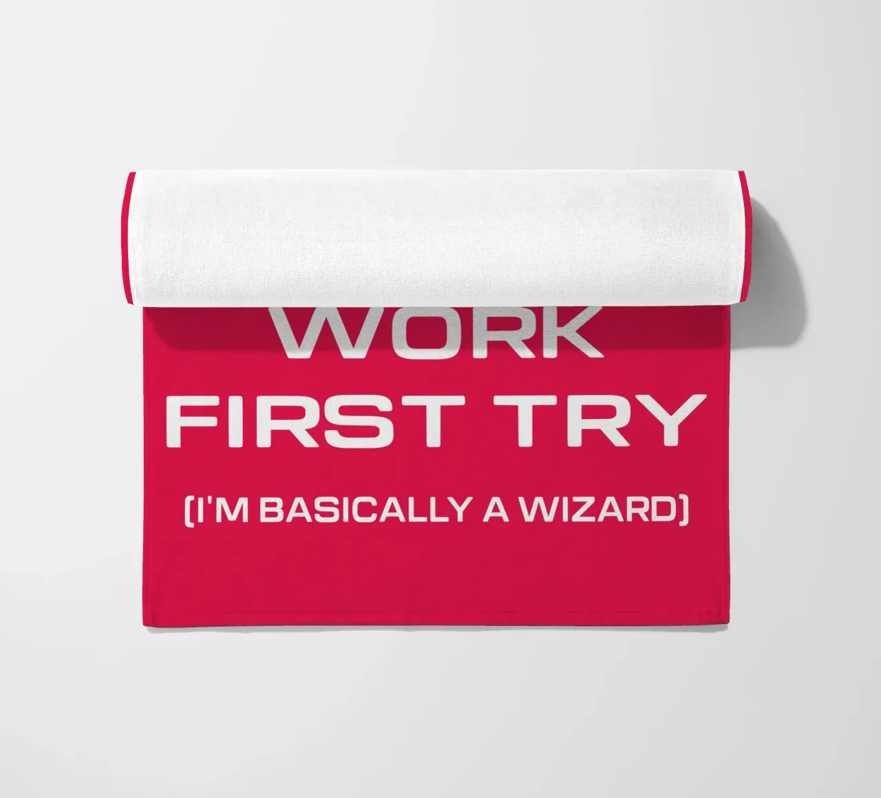 Lustiger Drucker Computer Geek Tech Nerd Design Strandtuch von sillyindustries