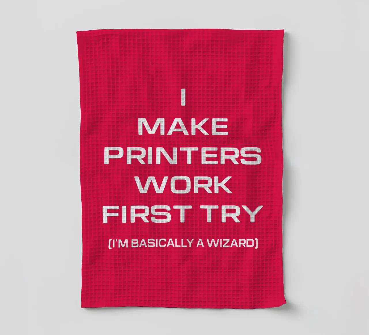 Lustiger Drucker Computer Geek Tech Nerd Design Geschirrtuch von sillyindustries