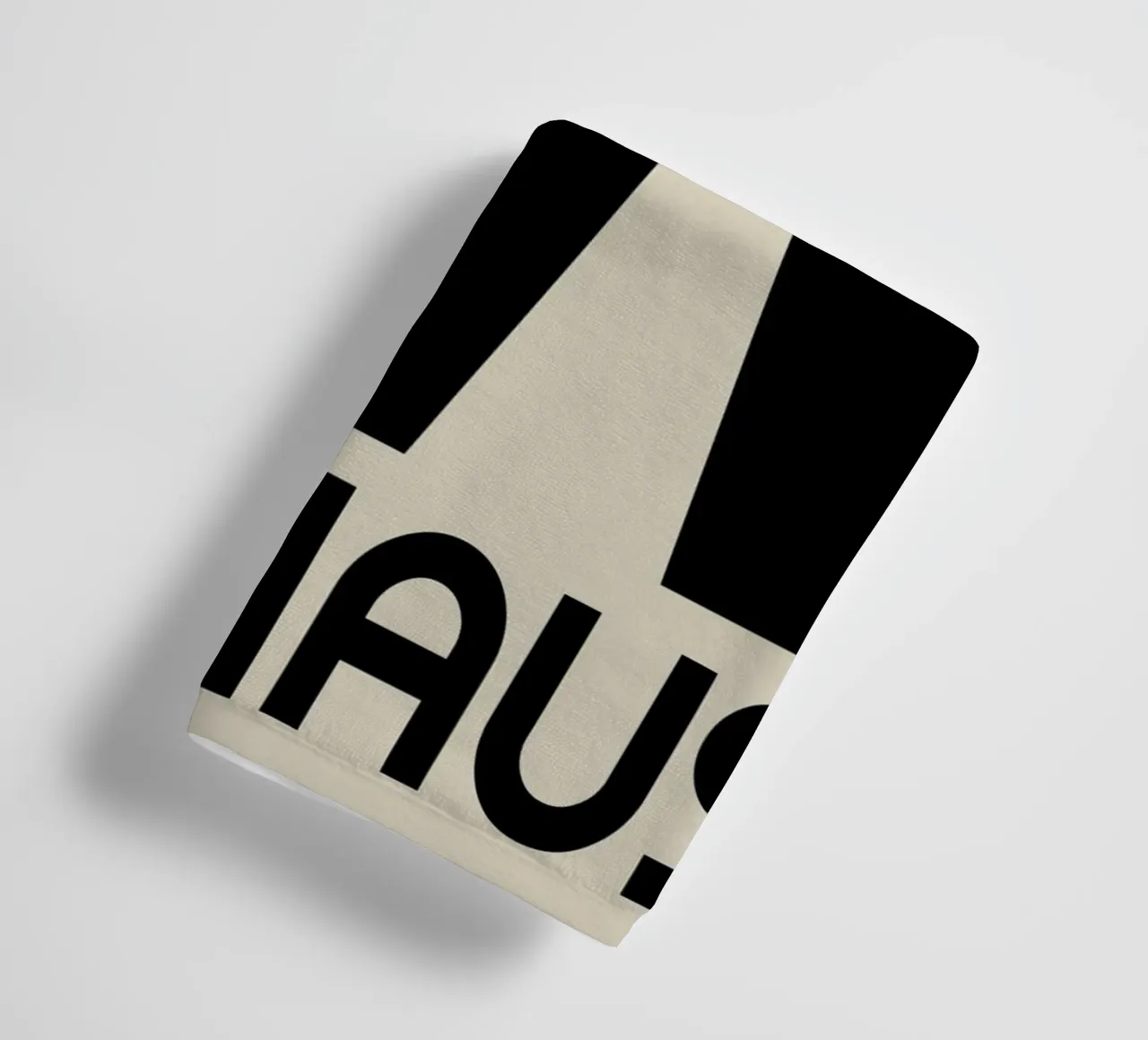 Bauhaus Architecture Geometric Triangles Red Print towel by NorwesClub