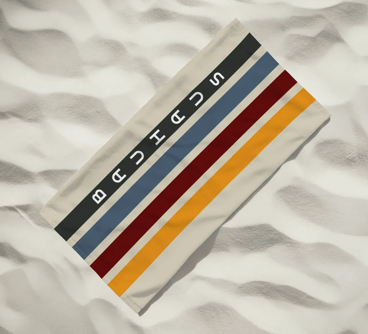 Bauhaus Vertical Stripes Color Block Minimalist Print beach towel by NorwesClub