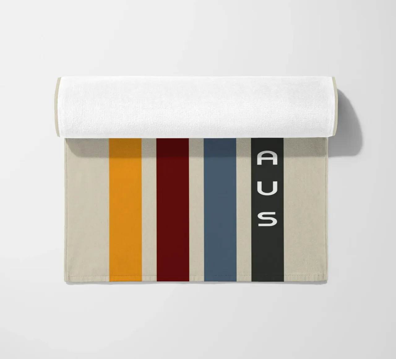 Bauhaus Vertical Stripes Color Block Minimalist Print beach towel by NorwesClub