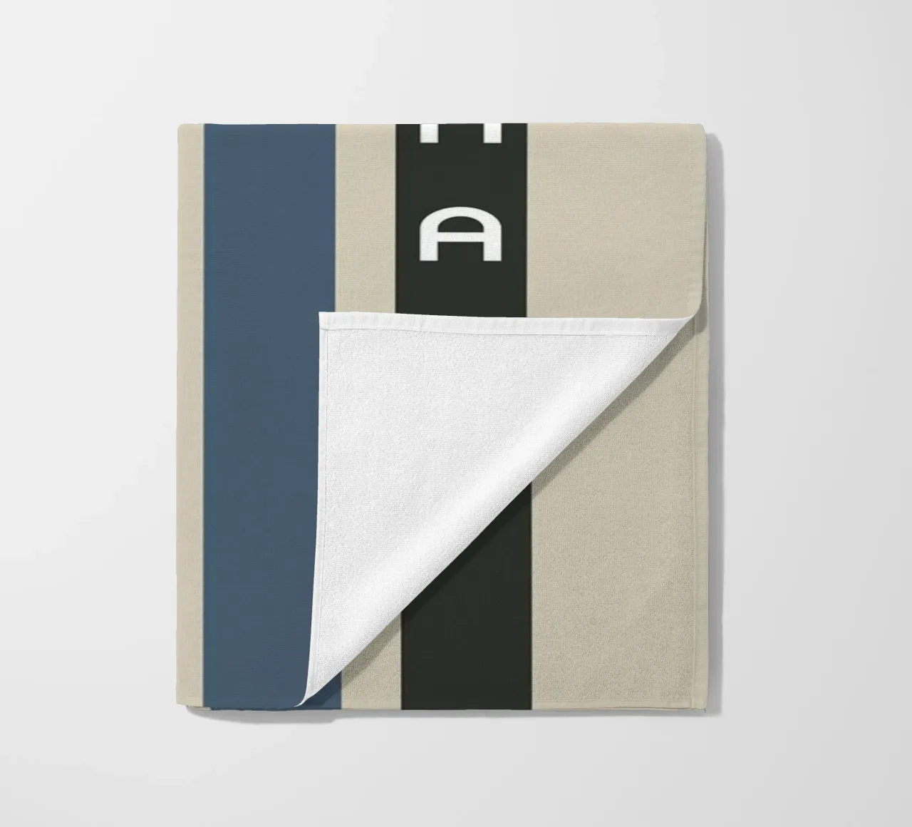 Bauhaus Vertical Stripes Color Block Minimalist Print beach towel by NorwesClub