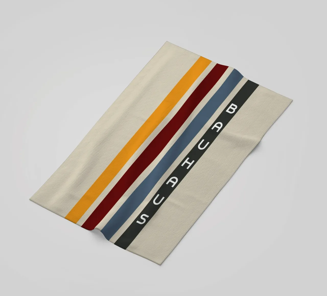 Bauhaus Vertical Stripes Color Block Minimalist Print beach towel by NorwesClub