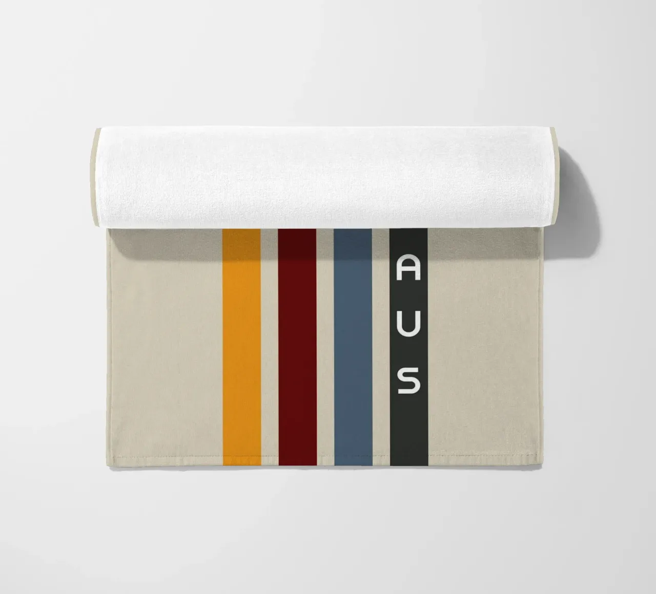 Bauhaus Vertical Stripes Color Block Minimalist Print beach towel by NorwesClub