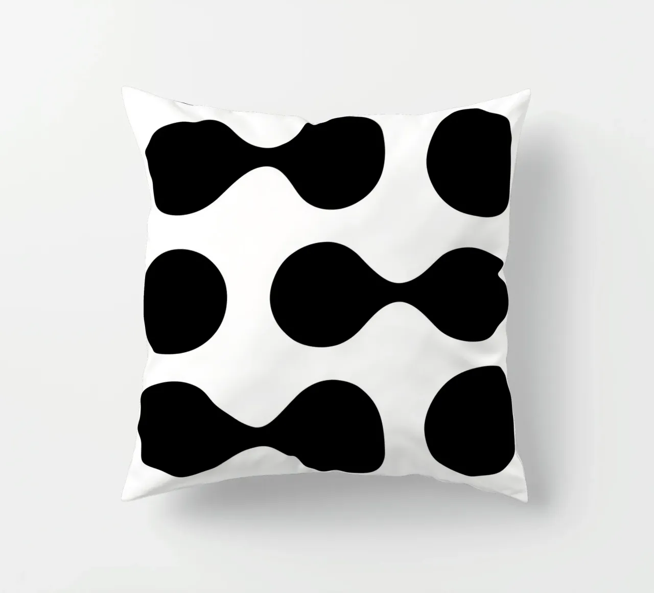 Bauhaus 1919 Forme geometriche Nero Bianco Stampa cuscino da NorwesClub