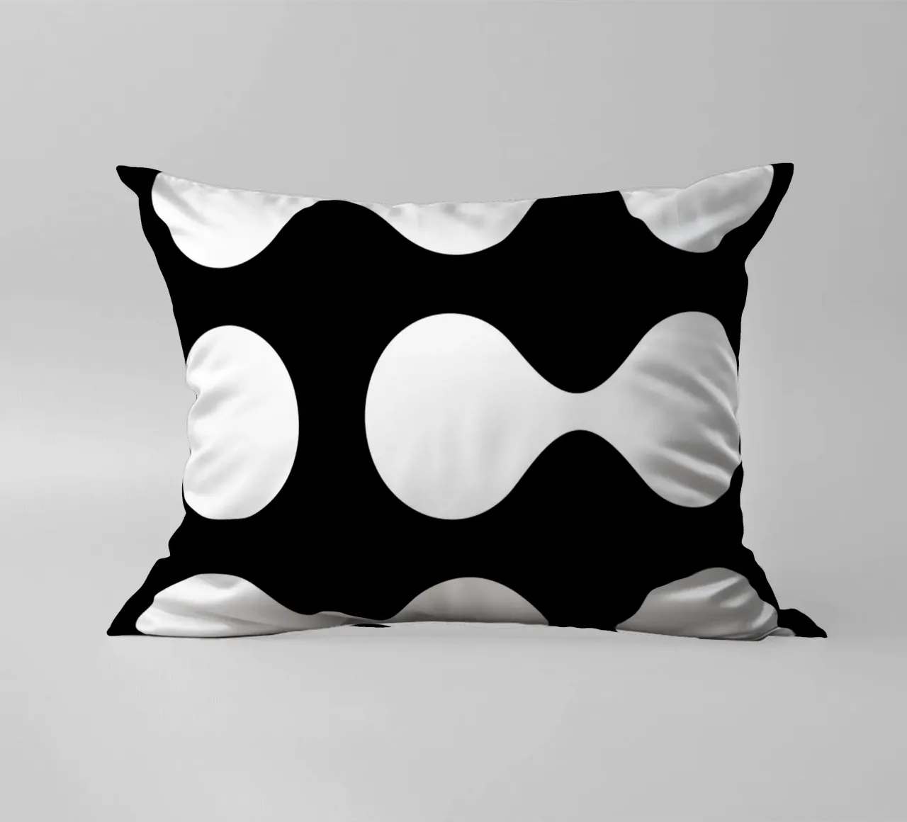 Bauhaus 1919 Forme geometriche Bianco Nero Stampa cuscino da NorwesClub