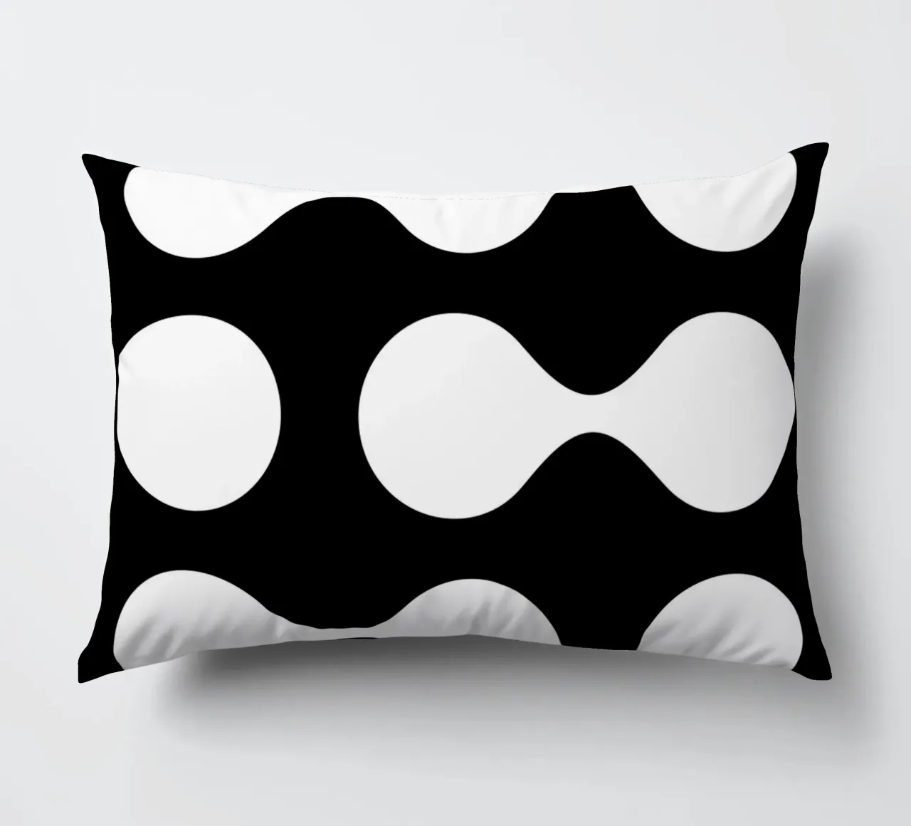 Bauhaus 1919 Forme geometriche Bianco Nero Stampa cuscino da NorwesClub