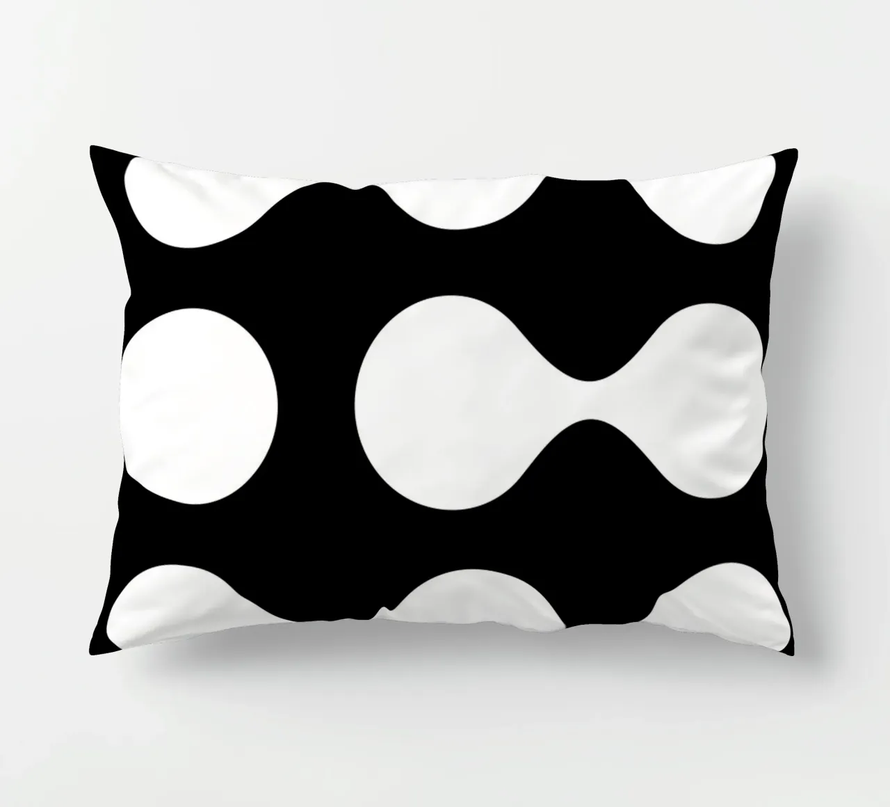 Bauhaus 1919 Forme geometriche Bianco Nero Stampa cuscino da NorwesClub