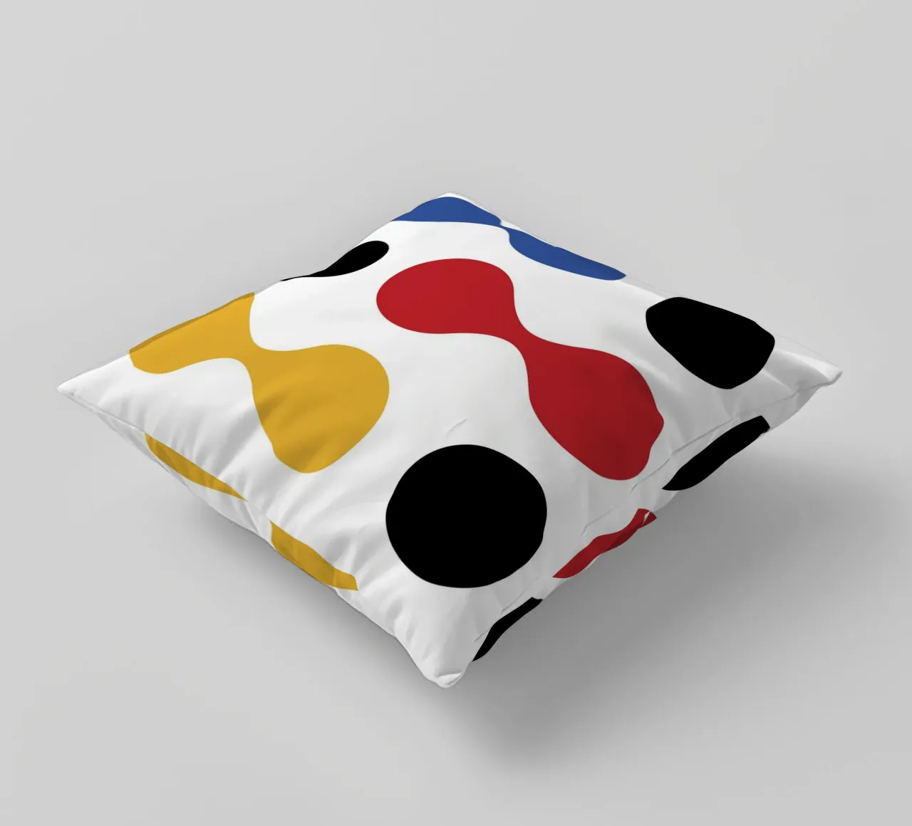 Bauhaus 1919 Forme geometriche Stampa a colori cuscino da NorwesClub