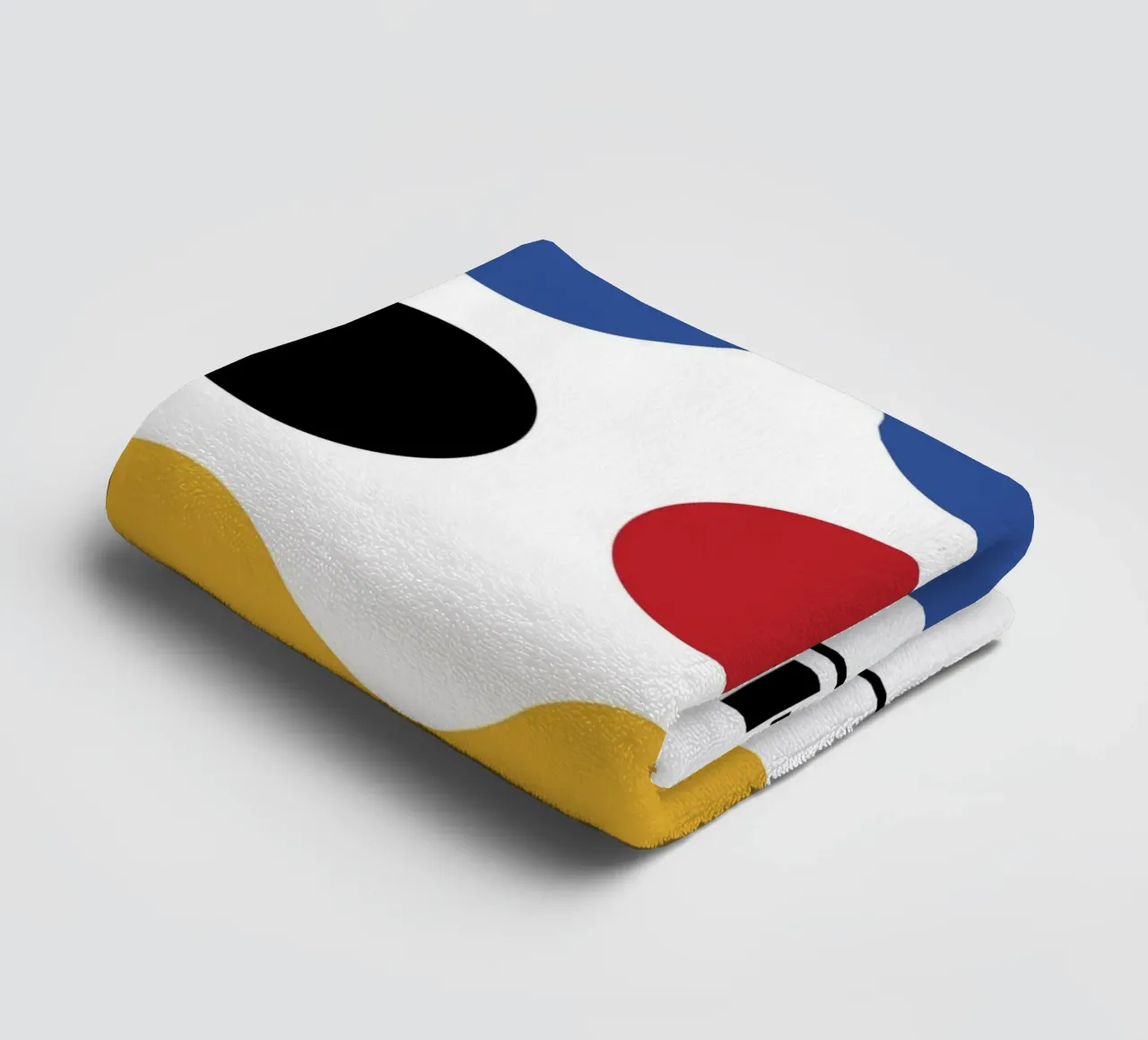 Bauhaus 1919 Forme geometriche Stampa a colori asciugamano da bagno da NorwesClub