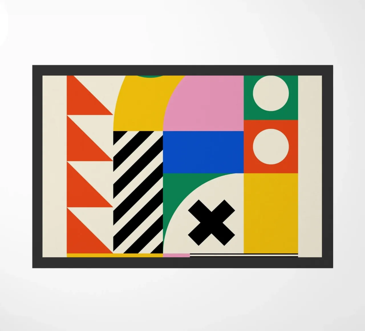Bauhaus 1923 Mostra Forme Geometriche Poster zerbino da NorwesClub