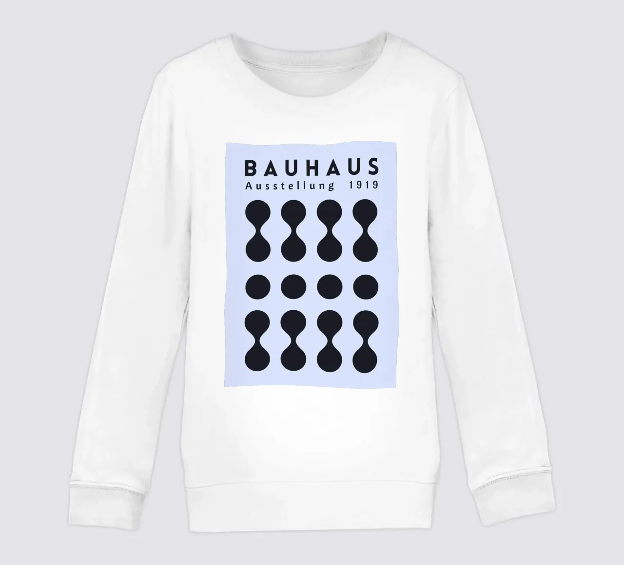 Bauhaus 1919 Mostra Forme geometriche Blu felpa bambino da NorwesClub