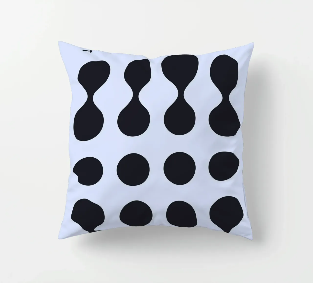 Bauhaus 1919 Mostra Forme geometriche Blu cuscino da NorwesClub