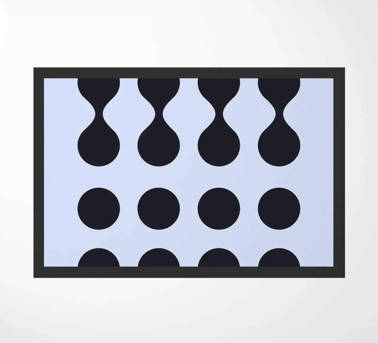 Bauhaus 1919 Mostra Forme geometriche Blu zerbino da NorwesClub