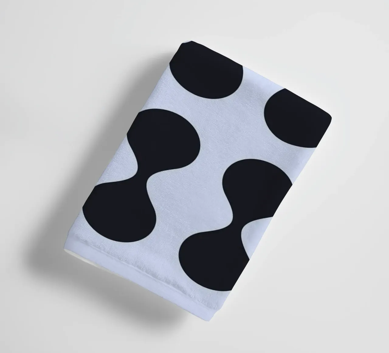 Bauhaus 1919 Mostra Forme geometriche Blu asciugamano da bagno da NorwesClub